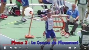 Les phases du lancer de javelot
